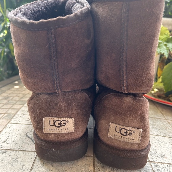 UGG genuine suede and genuine sheep’s skin lining Boots sz 7 - Picture 4 of 4